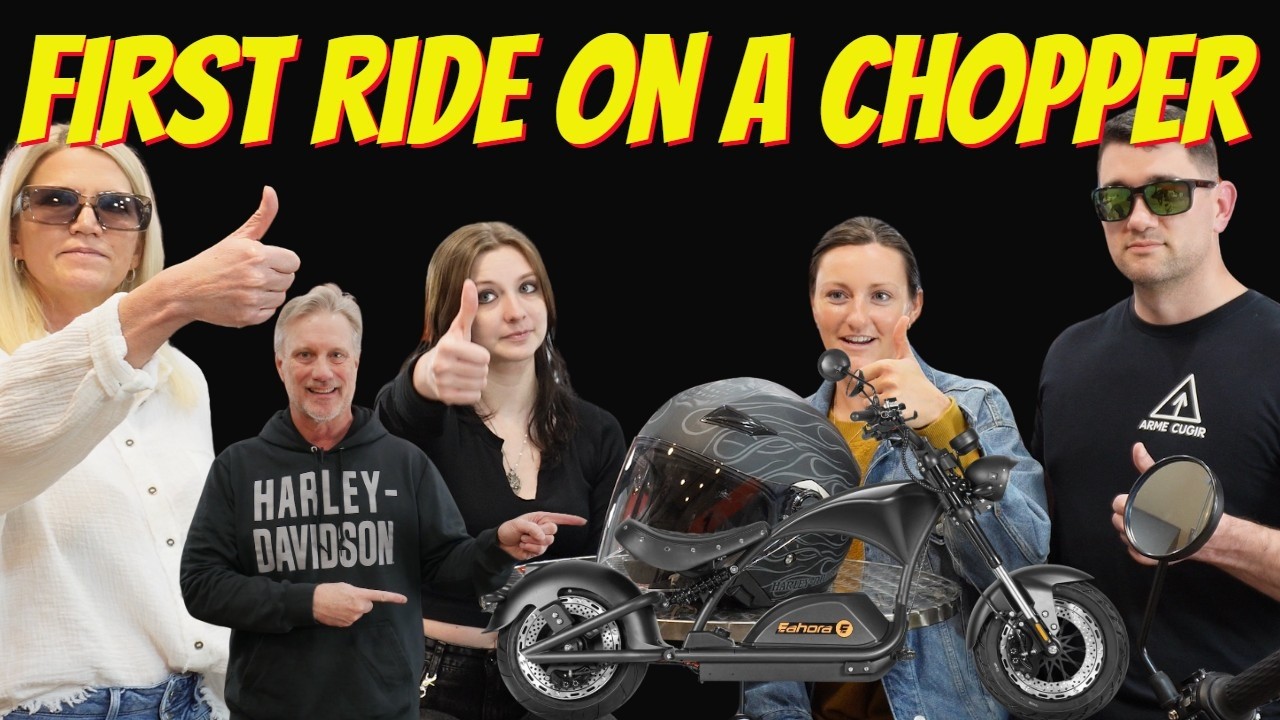 First Ride on a Harley Like Chopper Knight M1PS | Eahora Knight M1PS