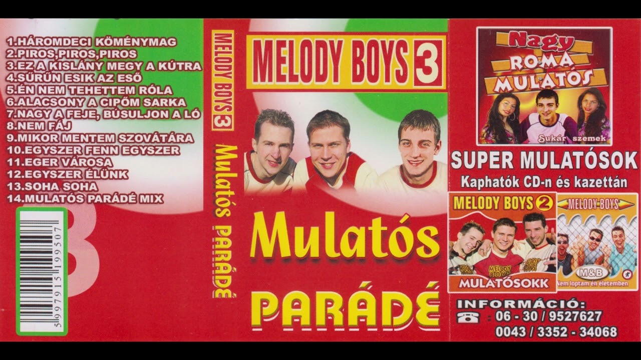 [CASS] Melody Boys - Mulatós Parádé