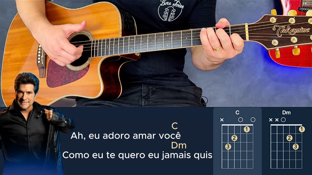 Como Tocar ADORO AMAR VOCÊ (Daniel) Aula de Violão TOP DEMAIS