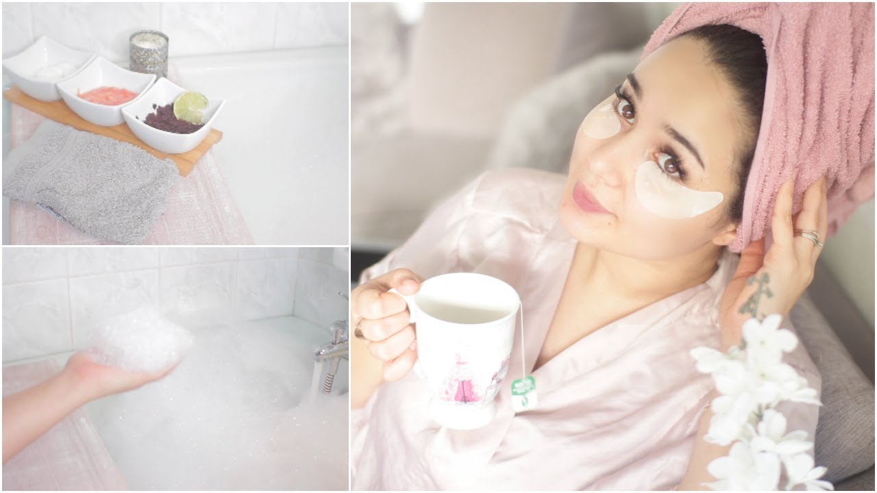 روتين العناية الكامل: البشرة, الشعر و الجسم + خلطات طبيعية | Shower Routine W/Aveeno
