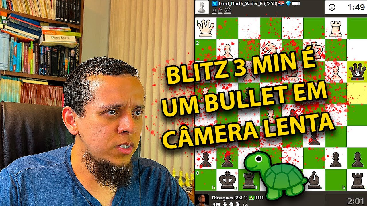 XADREZ EM 3 MINUTOS TEM CARA, CHEIRO E CAMINHADO DE BULLET