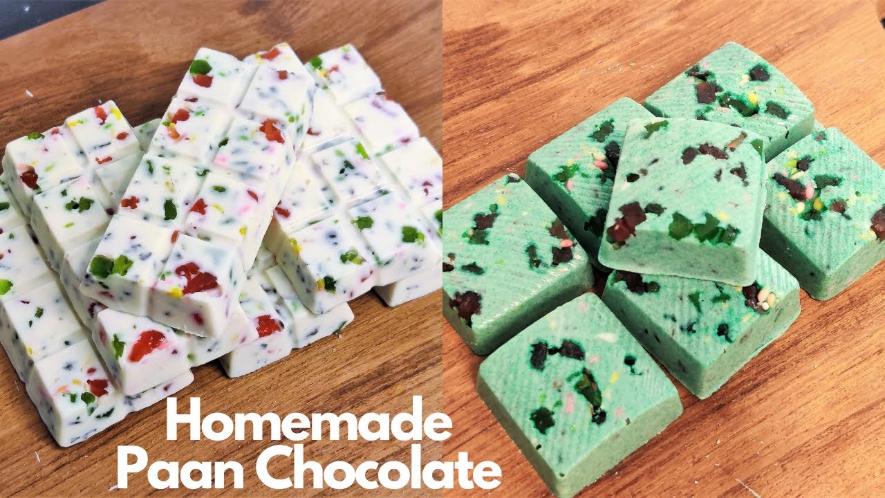 पान चॉकलेट की सरल विधि खास टिप्स के साथ Homemade Paan Chocolate | How to Make Paan chocolates