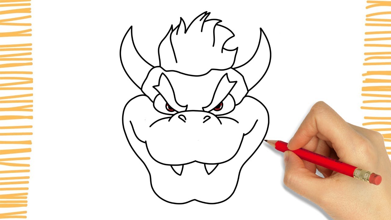 Como Desenhar o BOWSER de SUPER MARIO BROS I FILME