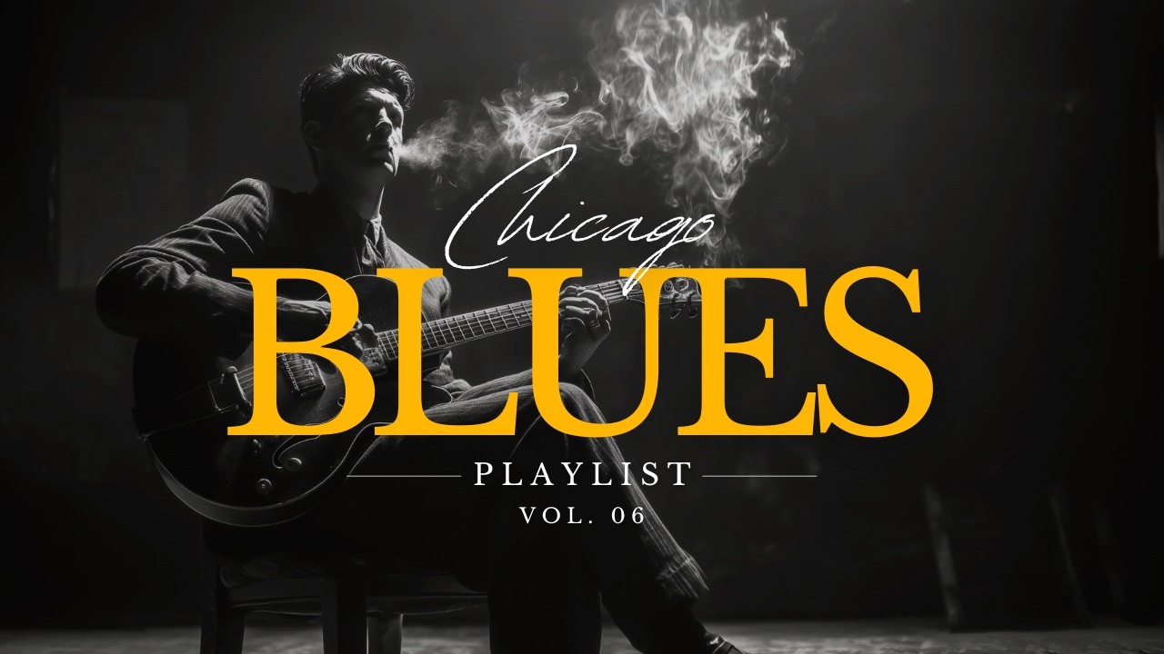 Slow Chicago Blues Music – Relaxing Blues Guitar for Work, Study, and Calm Nights