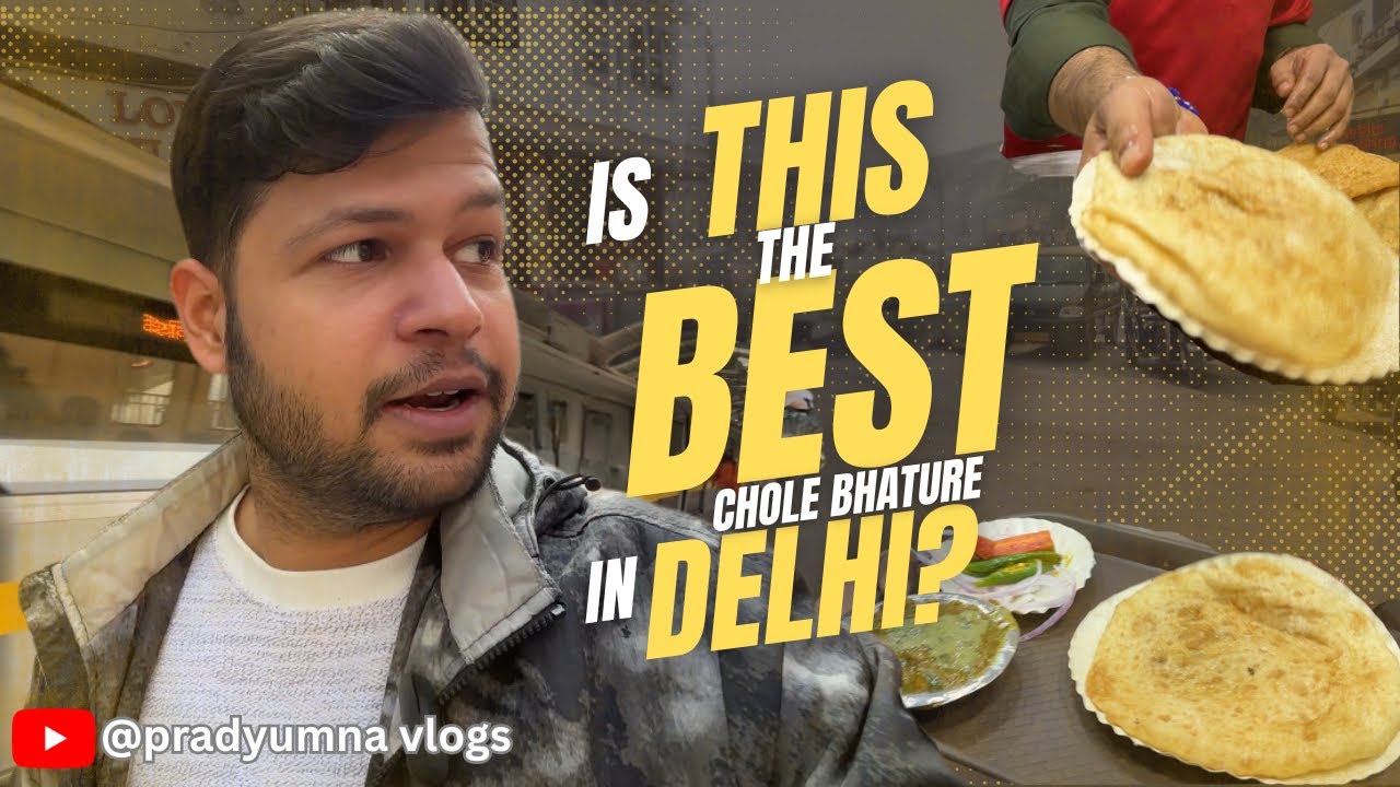 Paharganj ke Best Chole Bhature | Metro Se Food Hunt Vlog 🍽️