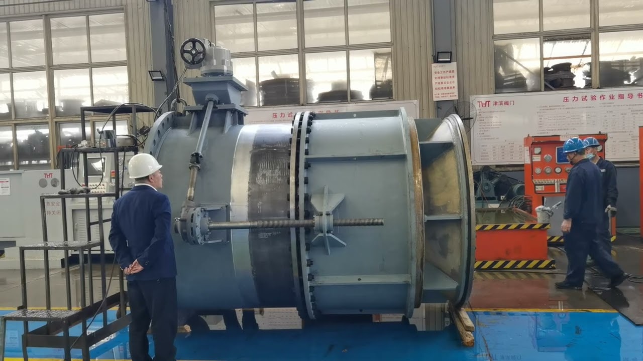 DN1800 Electric fixed cone valve close/hollow jet