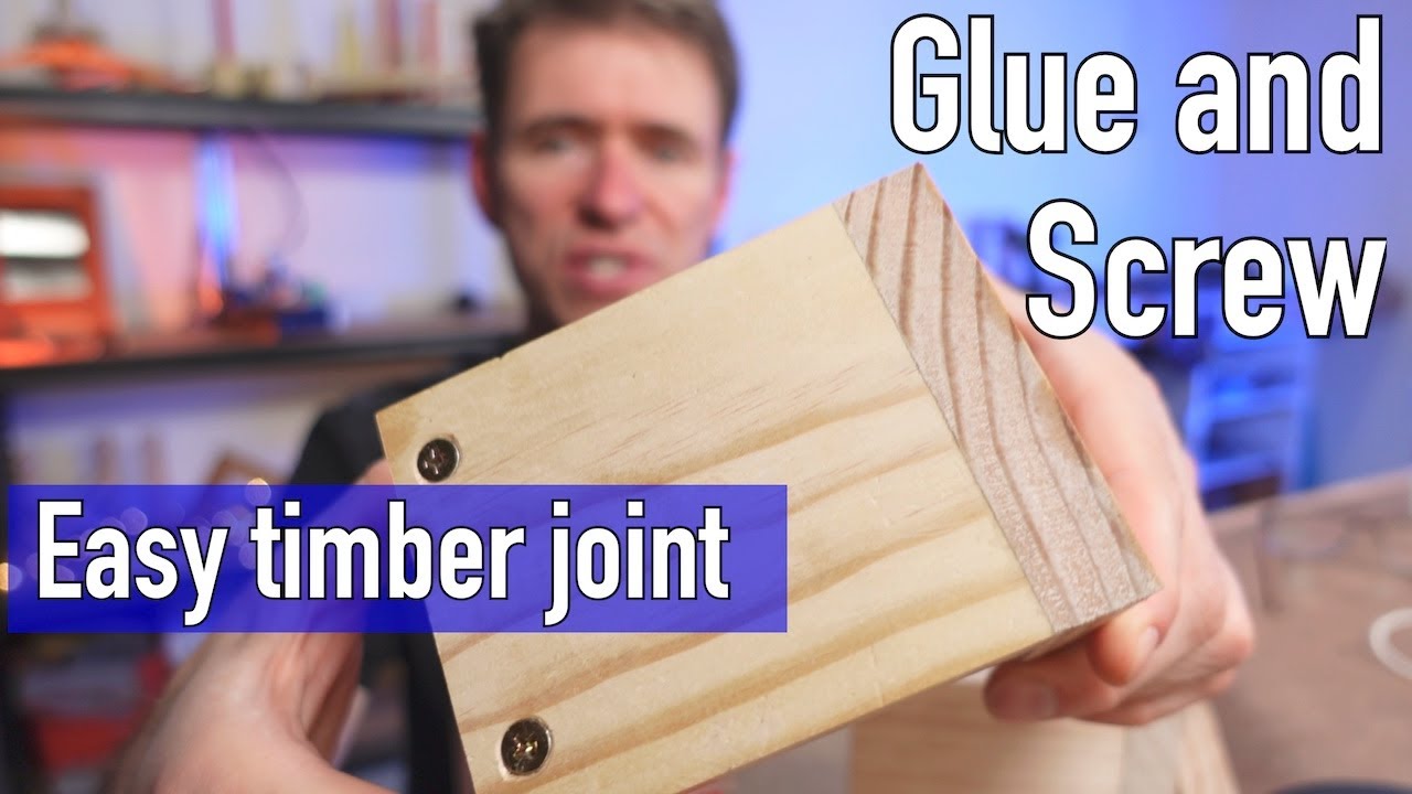 How to glue and screw timber joints