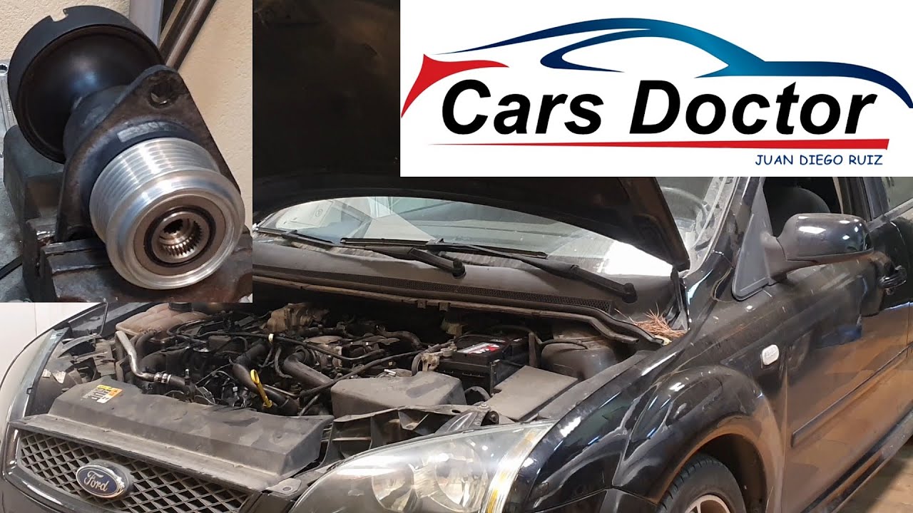 Cambio Polea Alternador Ford Focus Año 2006 1800 TDCI Motor KKDA 85Kw 115Cv