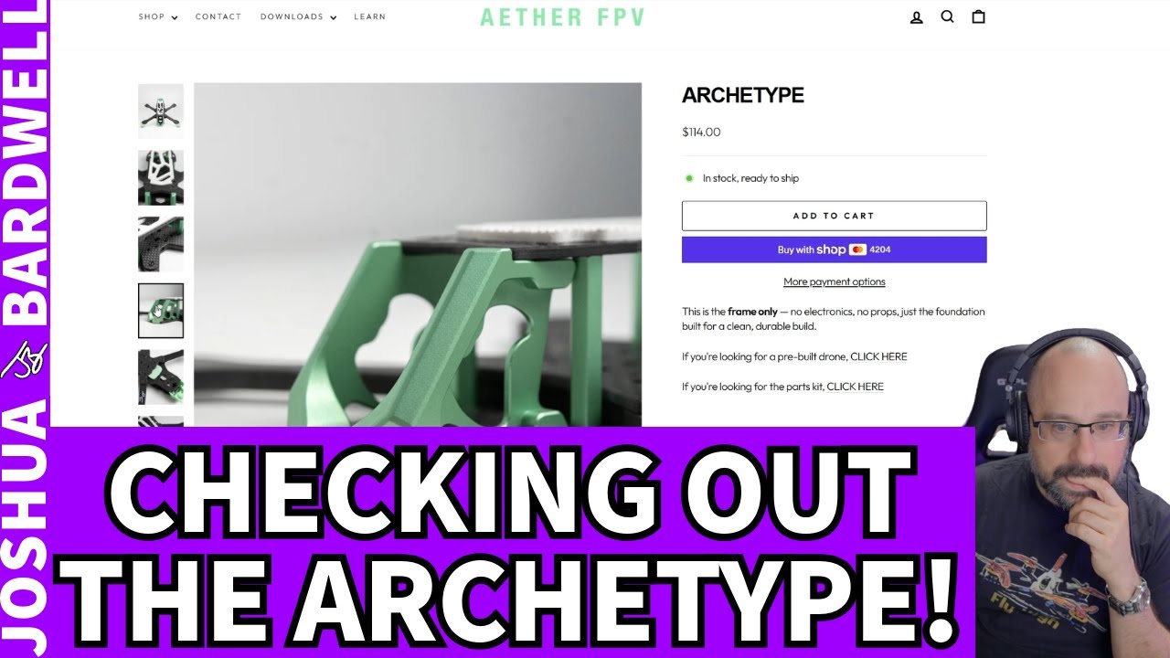 Бардуэлл тестирует раму Aether FPV Archetype! - FPV Questions