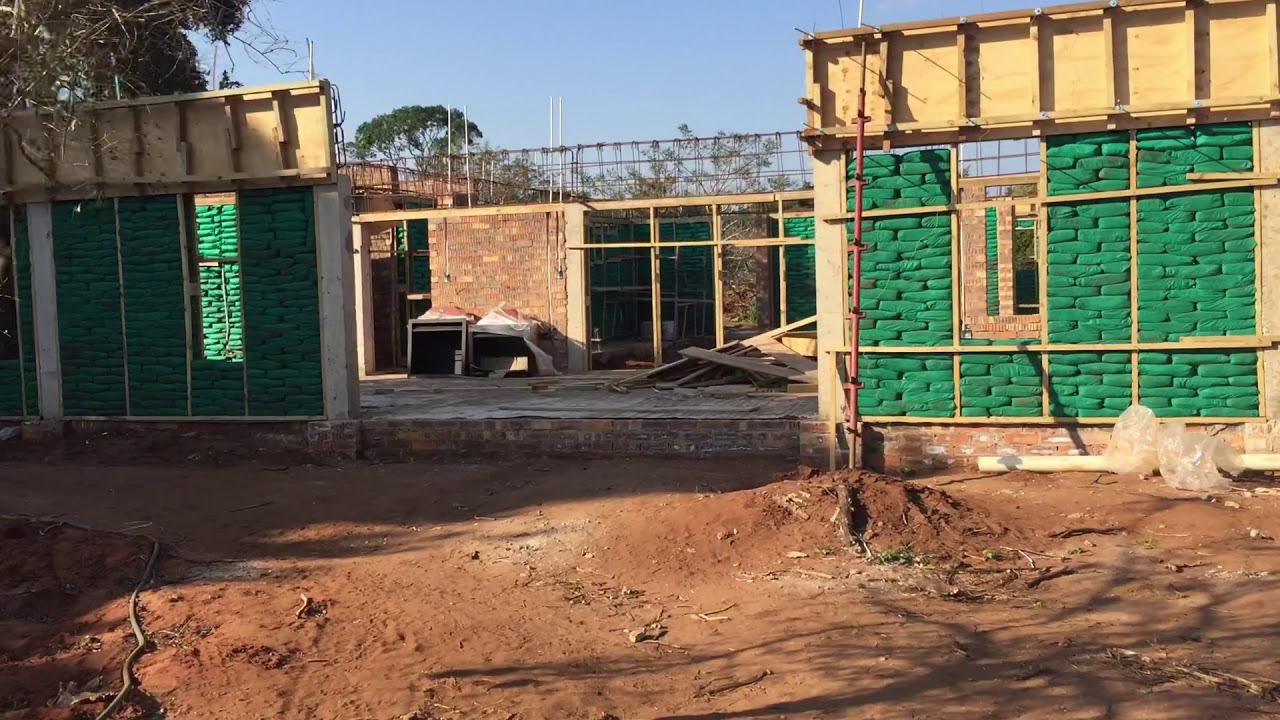 Sandbag house South Africa