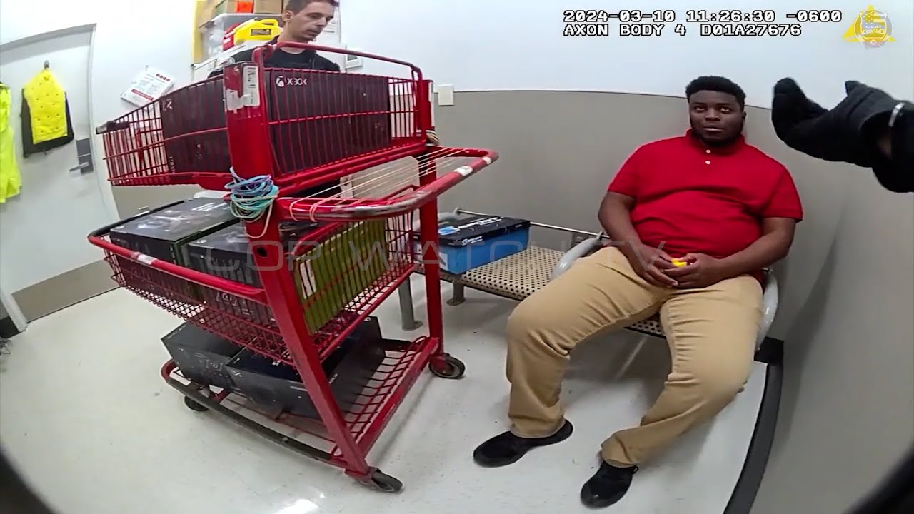 Fake Target Employee Tries to Escape from Cops