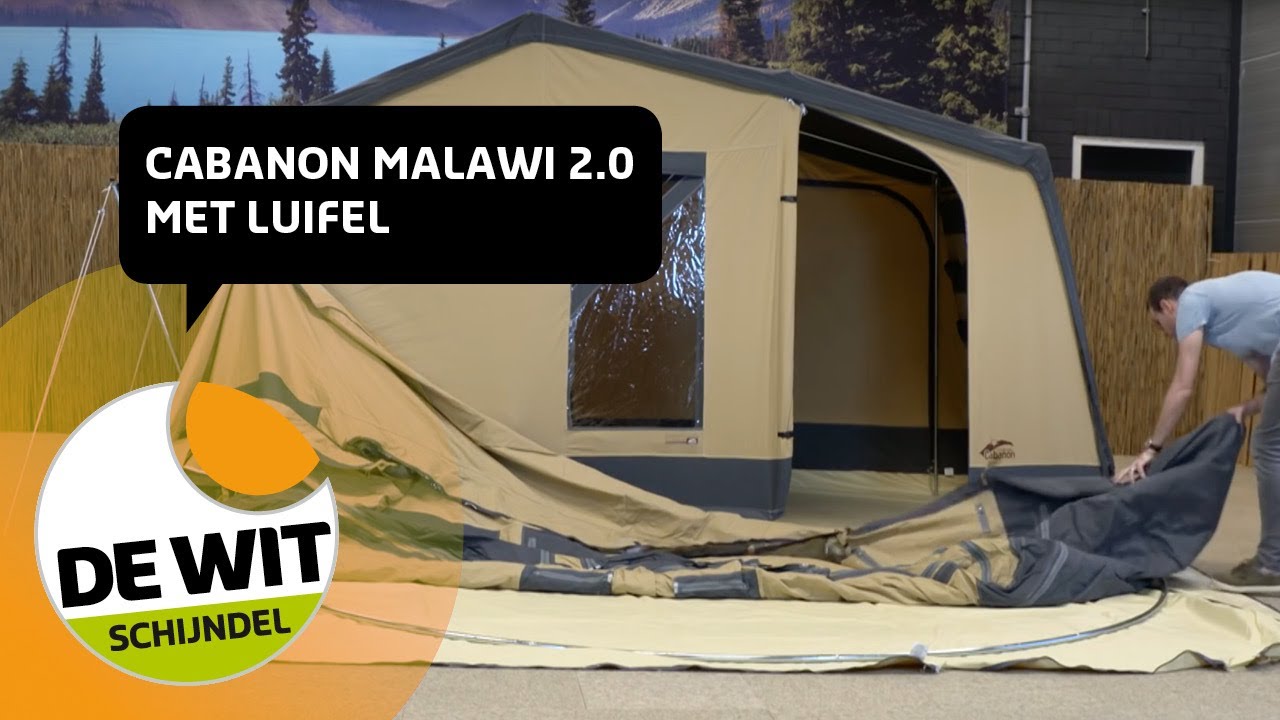 Cabanon Malawi 2.0 vouwwagen met wagentent en luifel opzetten
