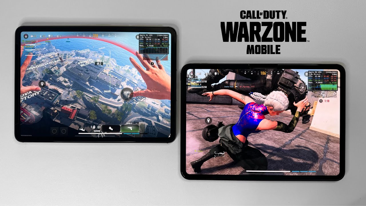 У меня плохие новости! iPad Pro M4 против iPad Pro M2: тест производительности мобильного шутера ...