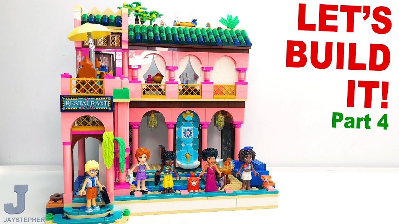 LEGO Friends 2026 Садовый ресторан 42691, сборка, часть 4