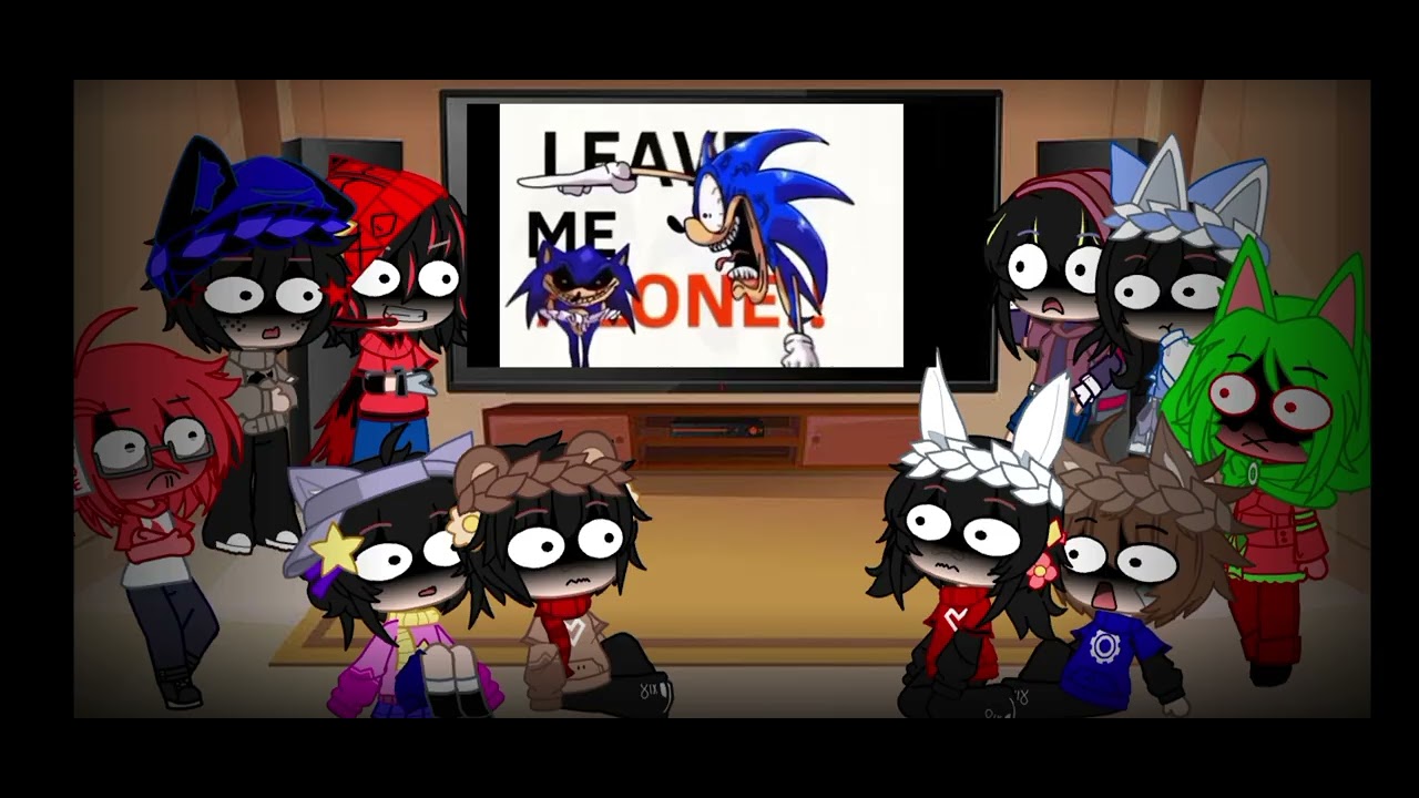 Personagens reagindo a maior fã do sonic (aviso contém palavrão)