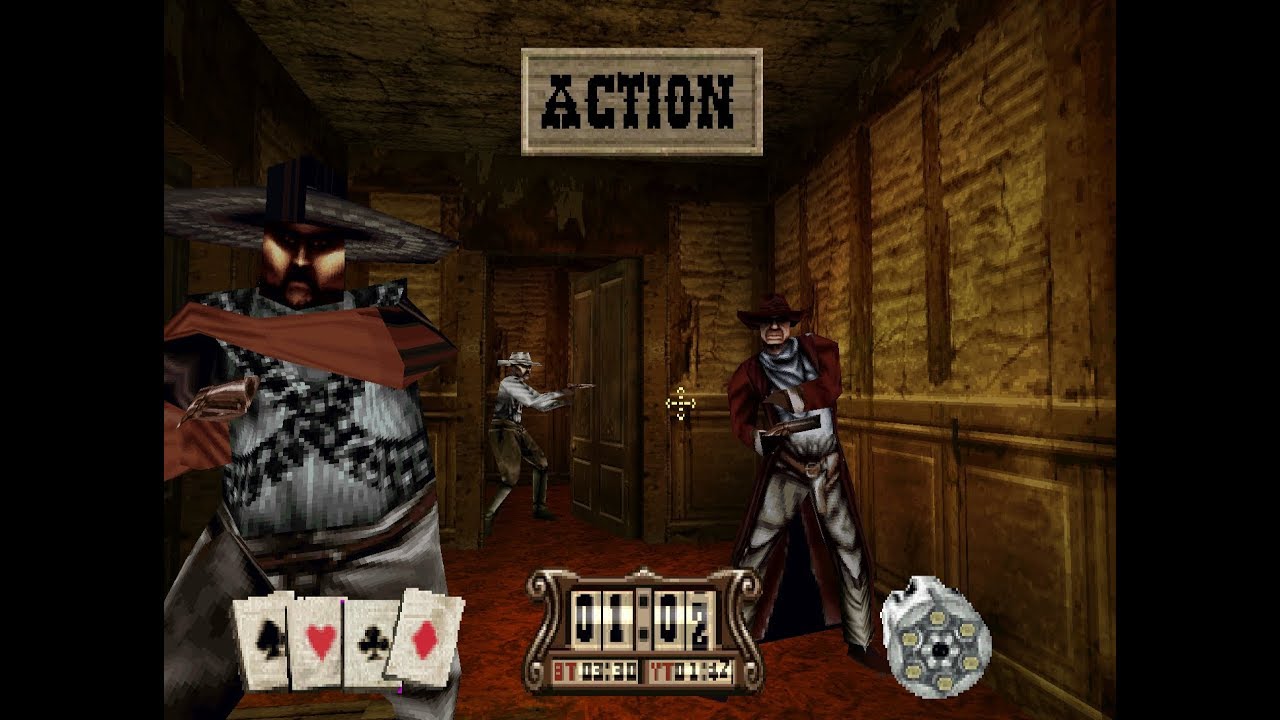 Gunfighter: The Legend of Jesse James PlayStation 60fps