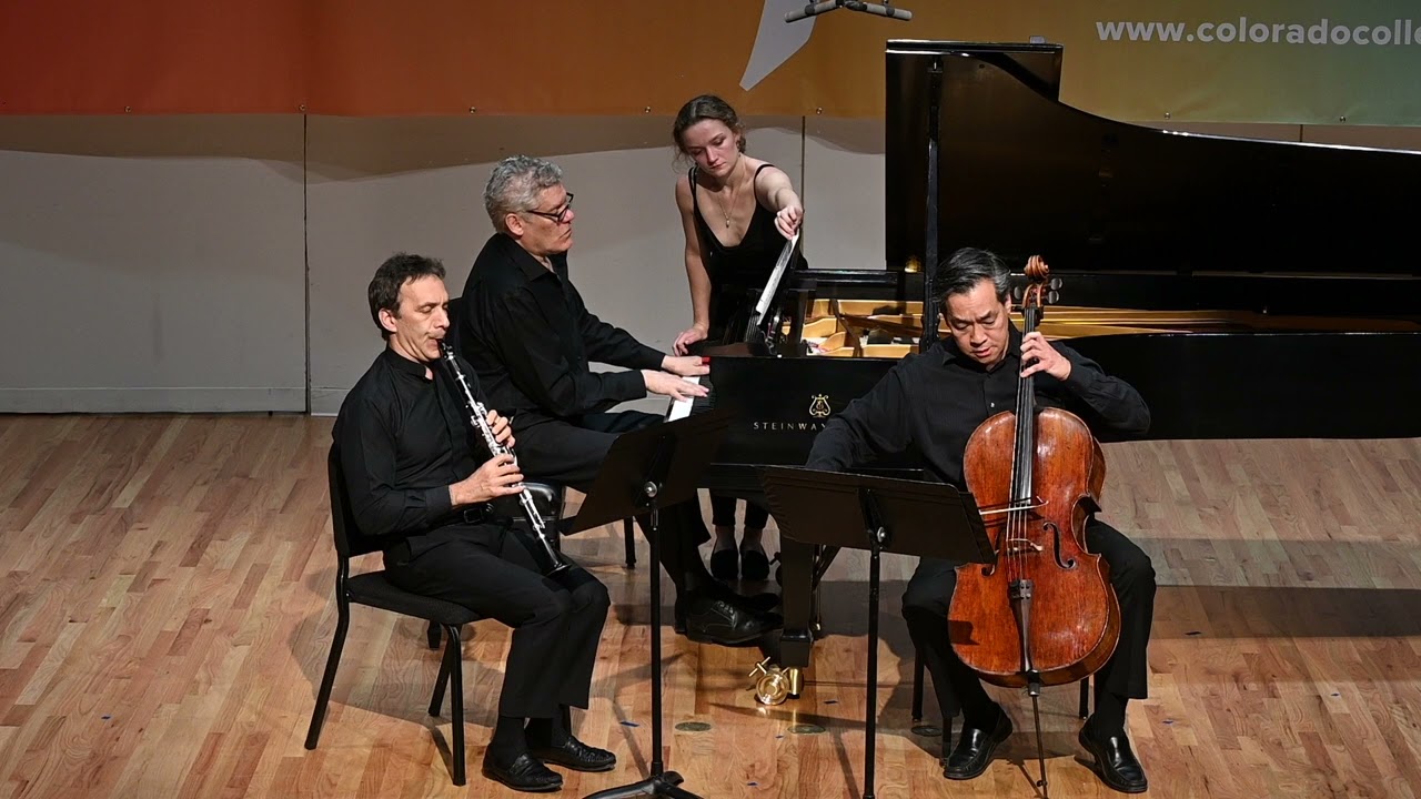 Brahms Clarinet Trio | Manasse | Ying | Wolfram | 2022 Colorado College Summer Music Festival