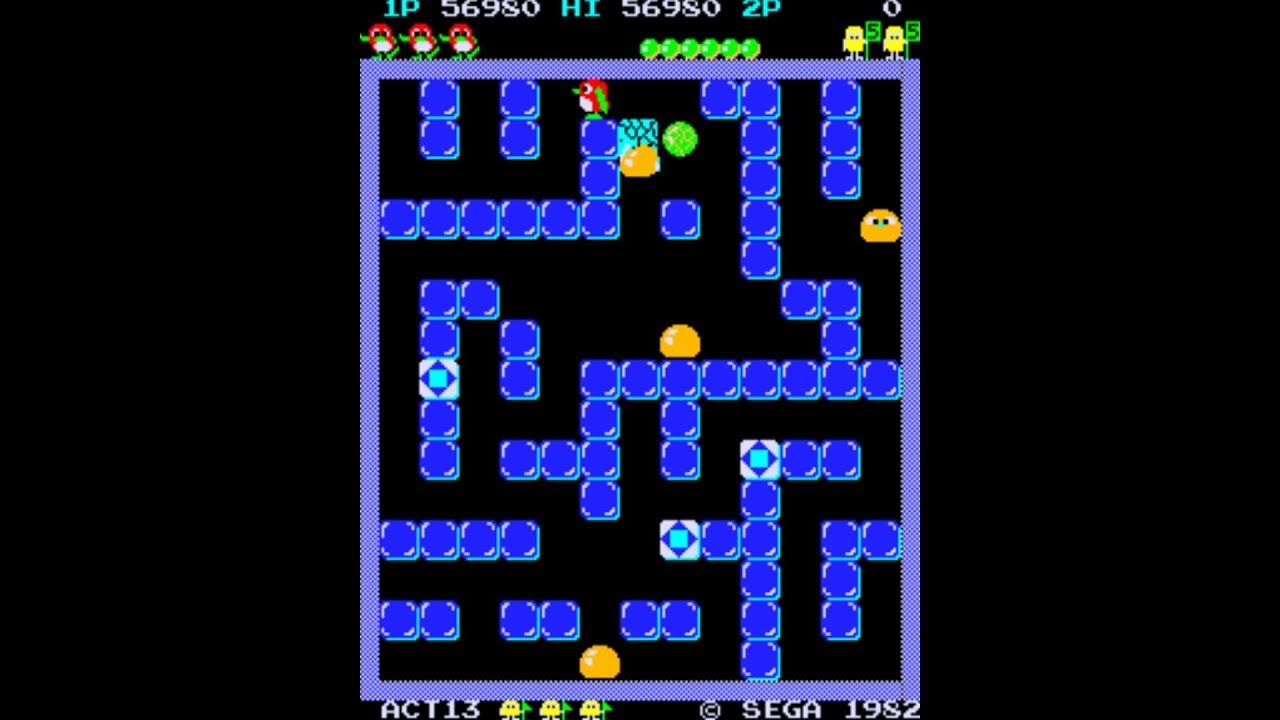 Pengo [Arcade Longplay] (1982)
