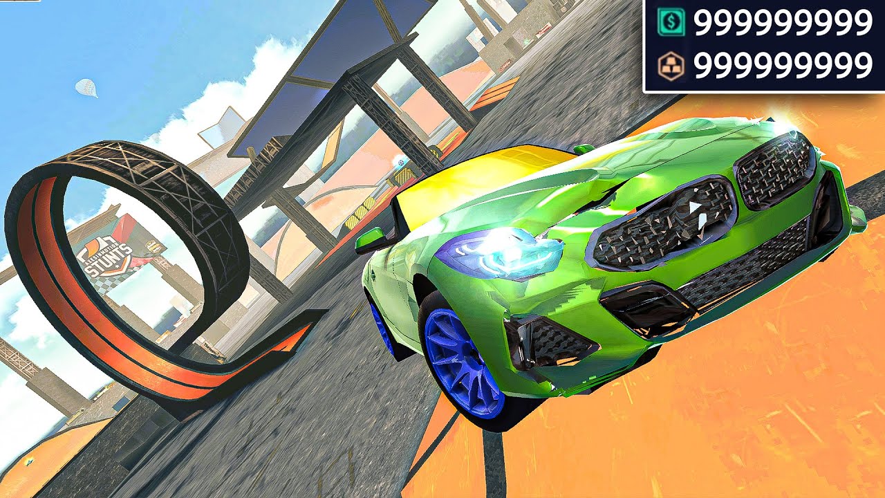 Car Stunt Races: Mega Ramps - BMW Z4 - Unlimited Money Mod APK - Android Gameplay #38