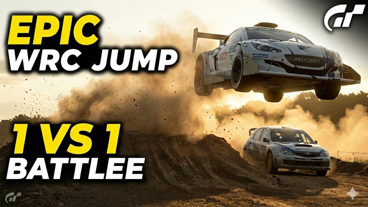 INSANE 1v1 RALLY DUEL! 🏁 Peugeot RCZ Gr.B Massive Jumps GT7