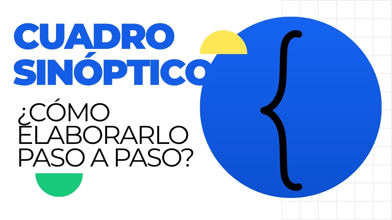 Cuadro sinóptico - ¿Cómo elaborarlo?