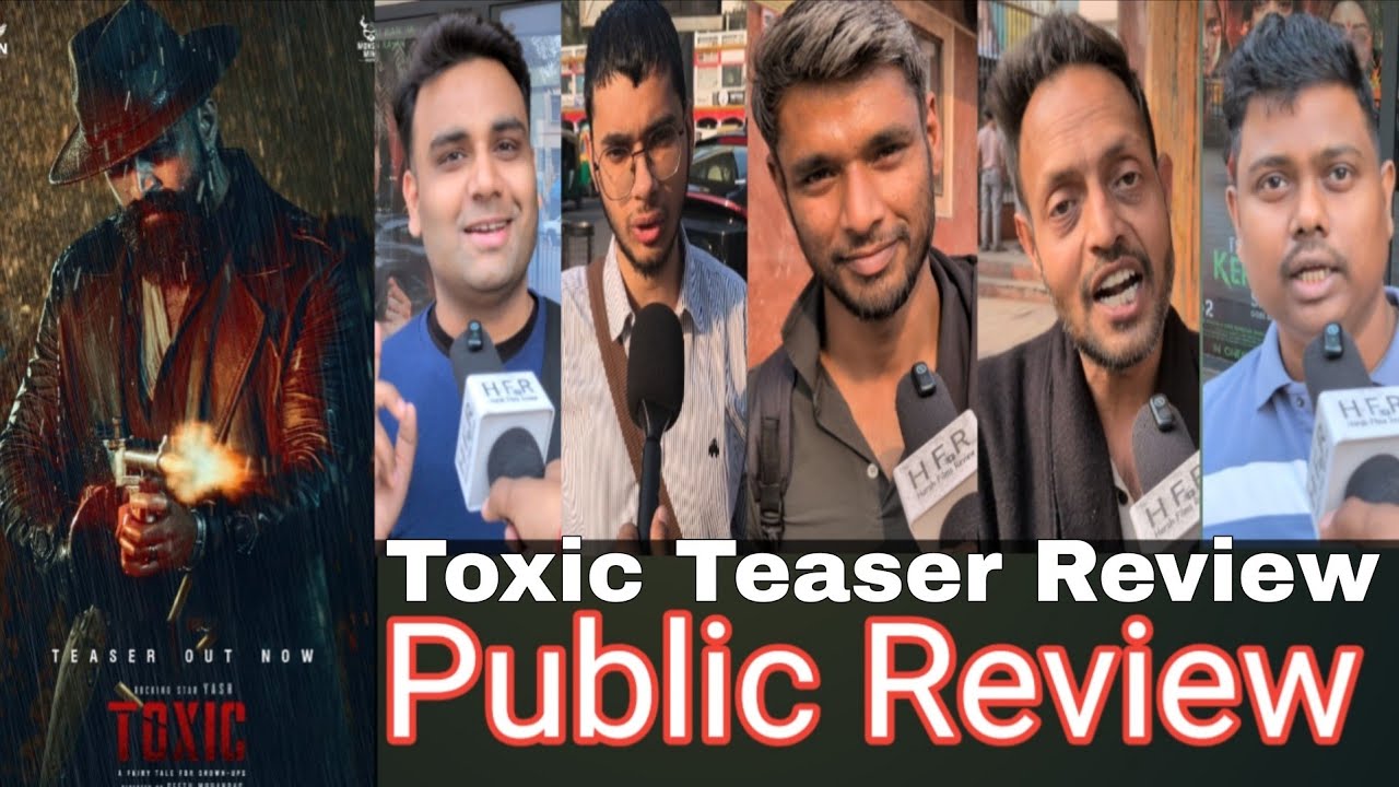 Toxic Teaser Public Review || Toxic VS Dhurandhar 2 Teaser Review Reaction | Yash | Ranveer VS Yash
