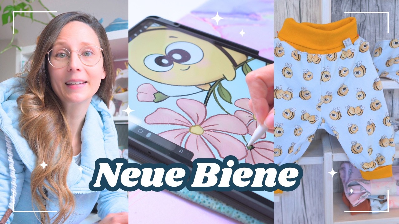 Neue Biene zeichnen, Stempel produzieren & den Laden auffüllen
