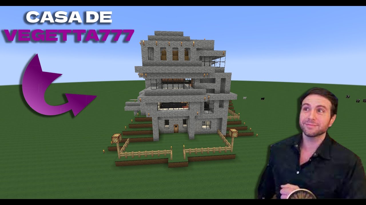 Casa de Planeta Vegetta temporada 1 (SPEEDBUILD-TUTORIAL)