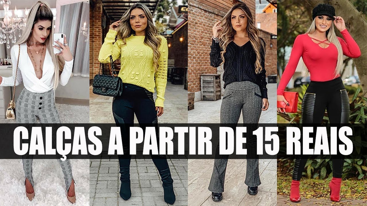 CALÇAS A PARTIR DE 15 REAIS QUE AS BLOGUEIRAS USAM - BRÁS I MUITO BARATO I ENVIA CORREIO