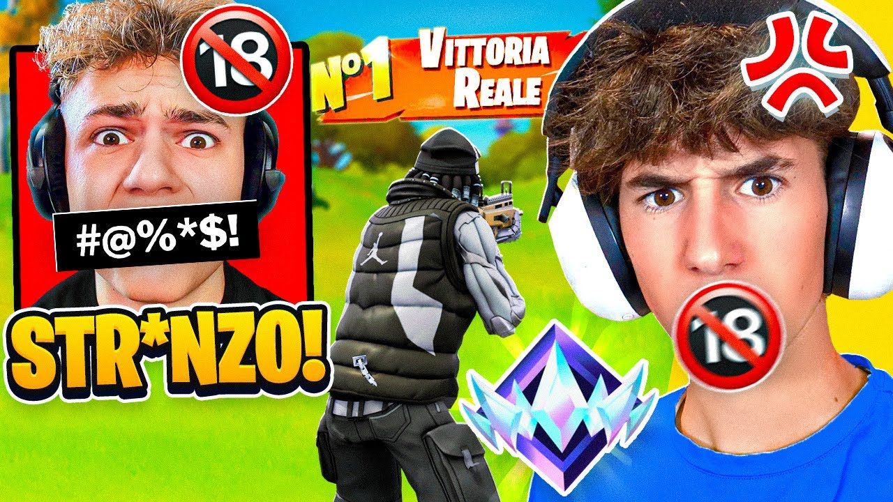 RANKED UNREAL RIENTRO con il TEAM MA SENZA *CENSURE*!! Fortnite ITA