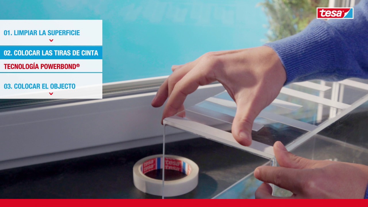 Cinta adhesiva Doble Cara tesa Powerbond Transparente