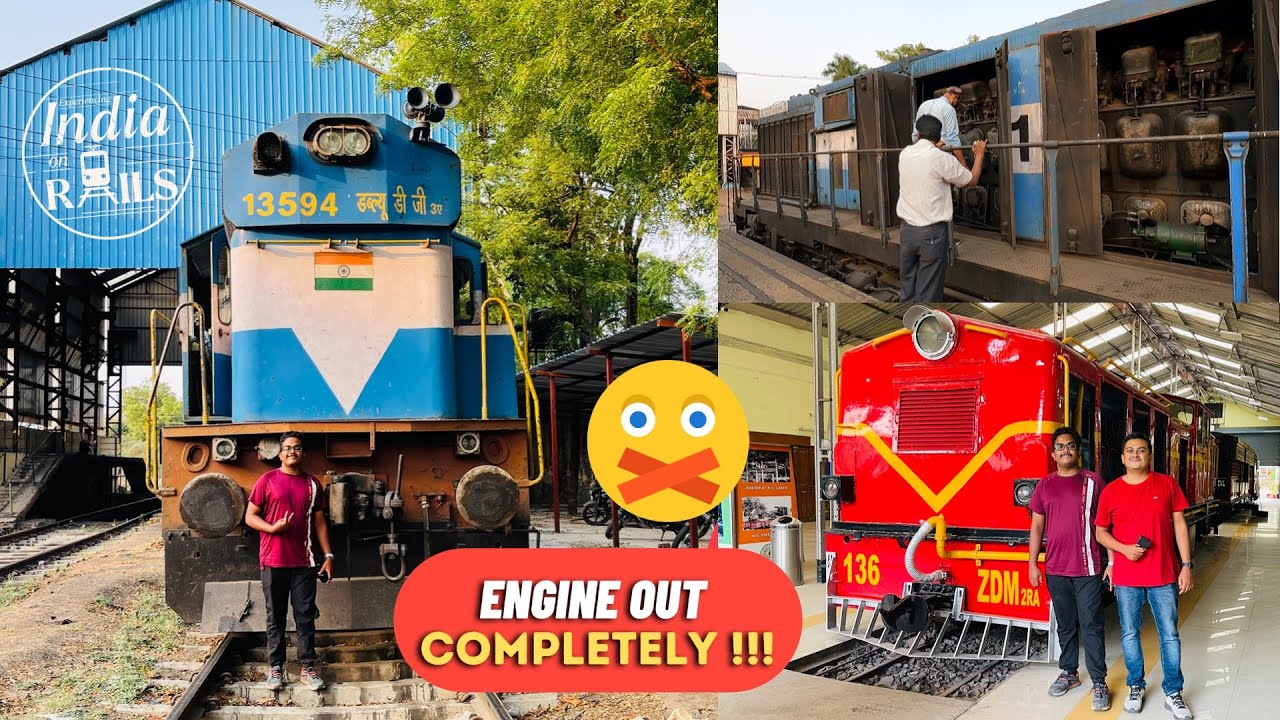 EP #15 Narrow Gauge Diesel Loco Shed & Nagpur Rail Museum, Exclusive Video 🔥🔥