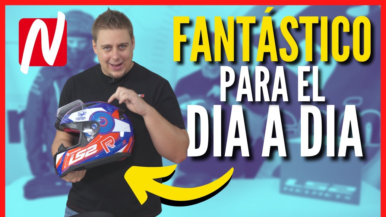 FANTASTICO CASCO de moto para el dia a dia. PROBAMOS el LS2 Rapid //Nilmoto