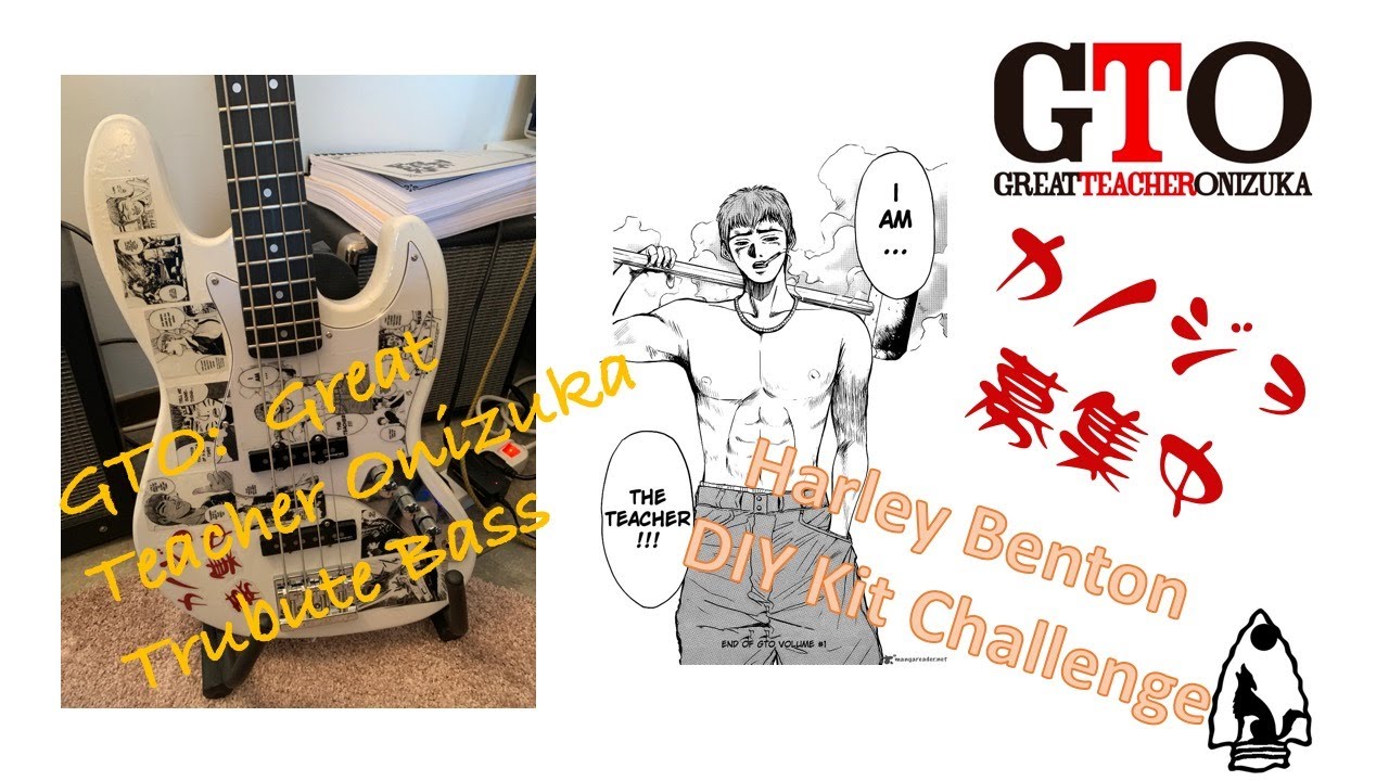 Harley Benton DIY Kit Challenge Great Teacher Onizuka Tribute J-Bass