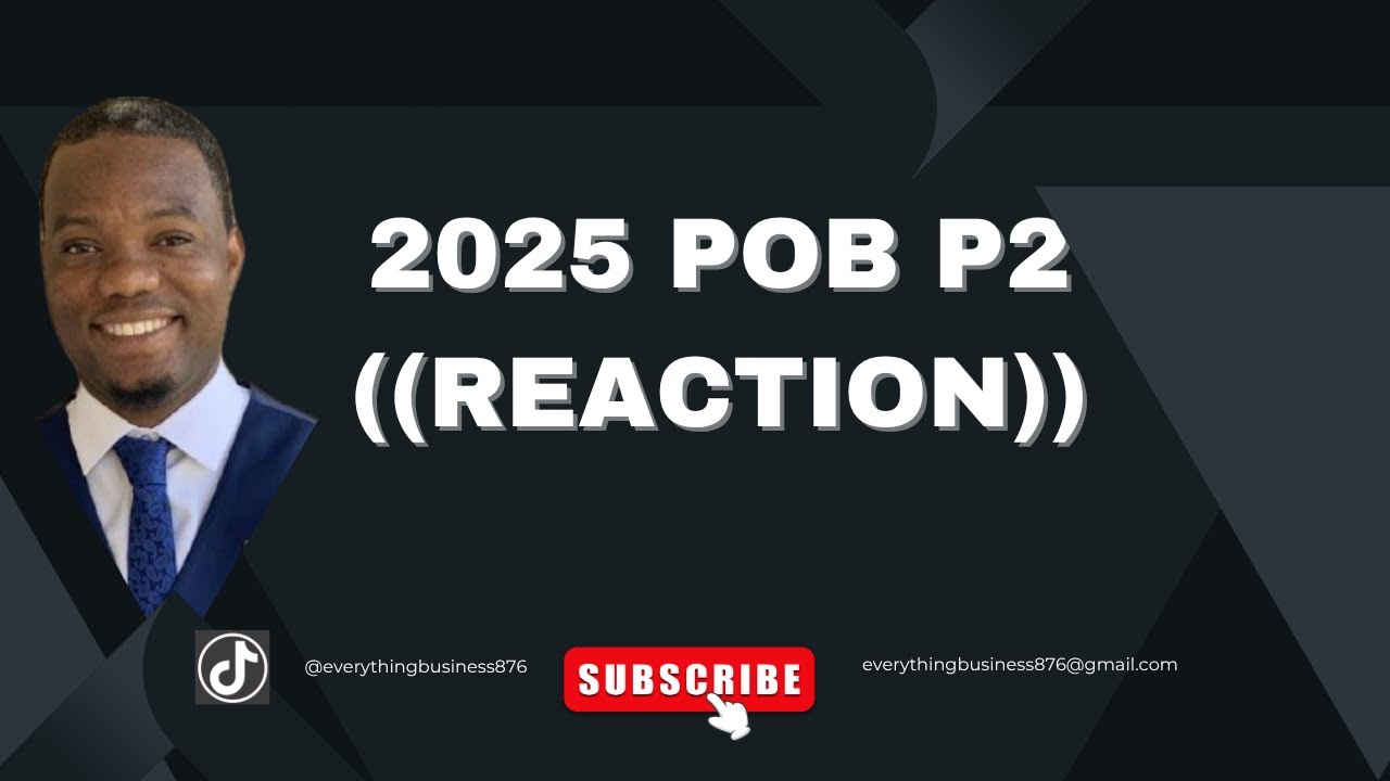 2025 POB Paper 2 REACTION VIDEO