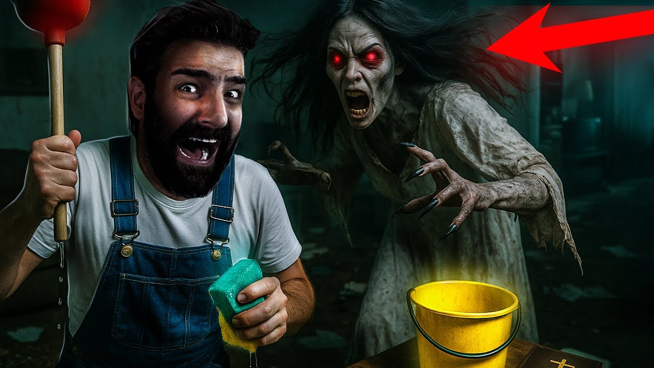 PHASMOPHOBIA aber du musst auch noch PUTZEN 😱 (MEGA GEIL)
