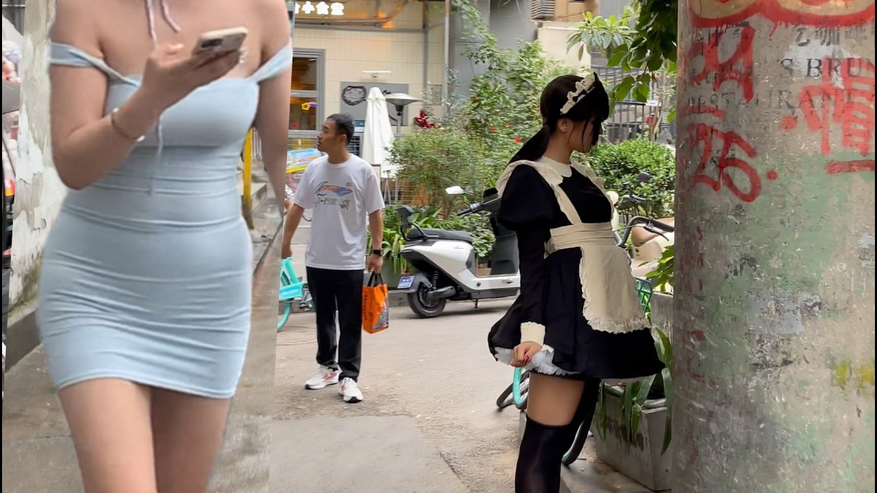 西安街拍合集（四）Xi'an Street Photography Collection (Part Four)騾馬市步行街；永樂路-長樂坊；甘家寨；咸陽西門口-中山街-北平街。