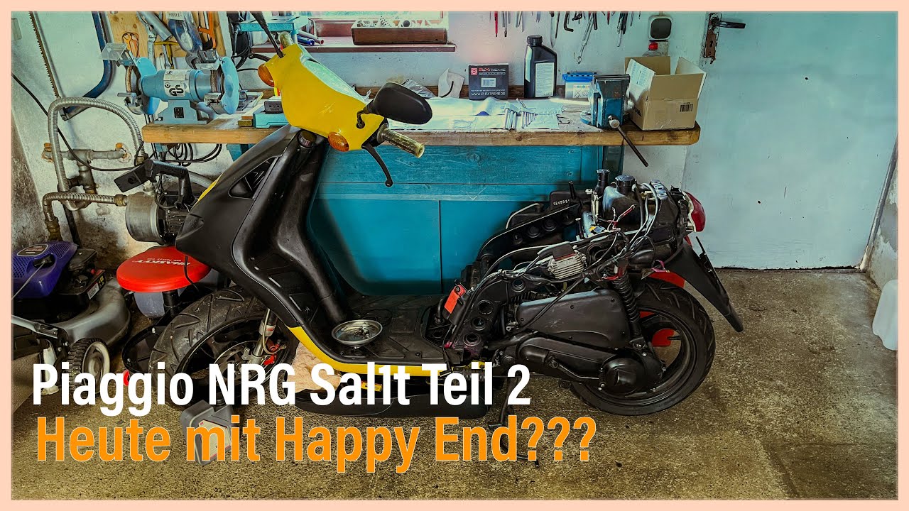 Piaggio NRG Sal1t Reparatur Projekt Motor Zylinderschaden Teil 2