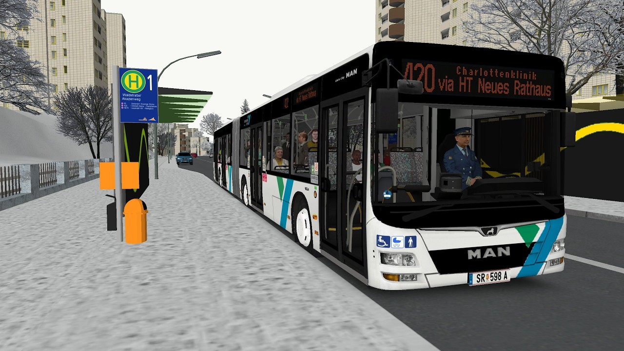 Der Gelenkbus zahlt sich aus | Städtedreieck Modded - Linie 420 | OMSI 2 #317