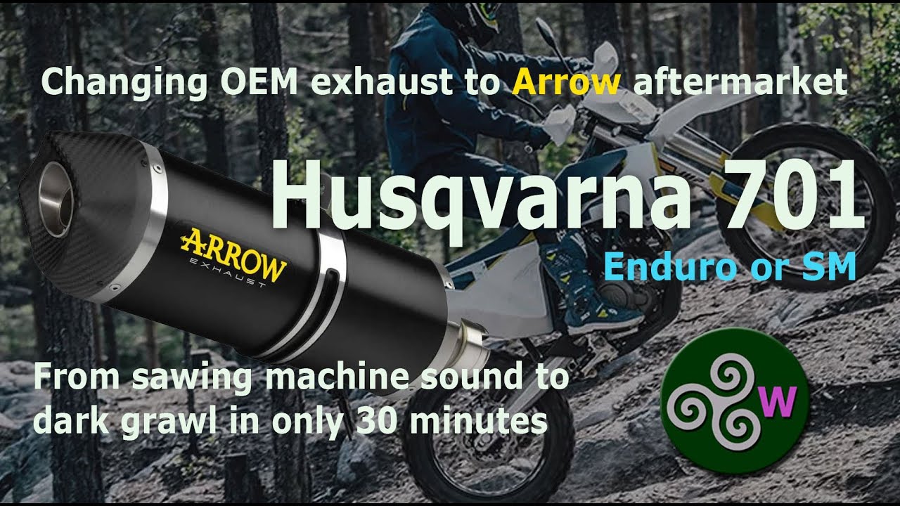 Husqvarna 701 Arrow Exhaust (Full)