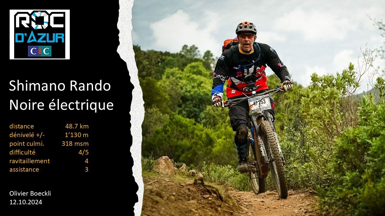 Roc d'Azur, Shimano Rando Noire électrique - 12.10.2024