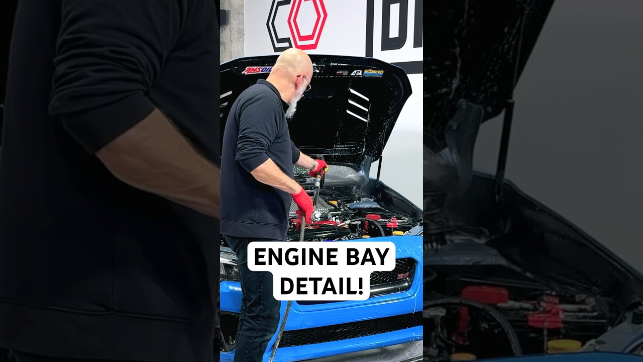 How to detail your engine bay!