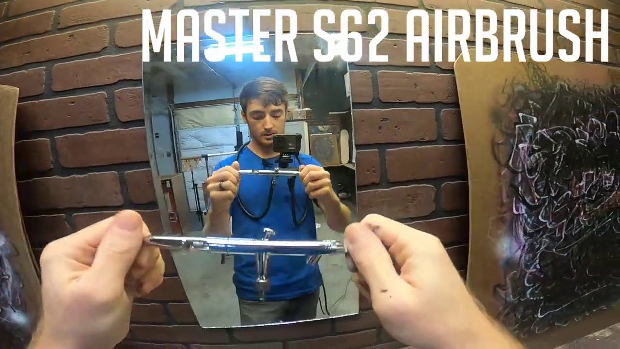 Reviewing the MASTER S62 siphon fed dual action Airbrush