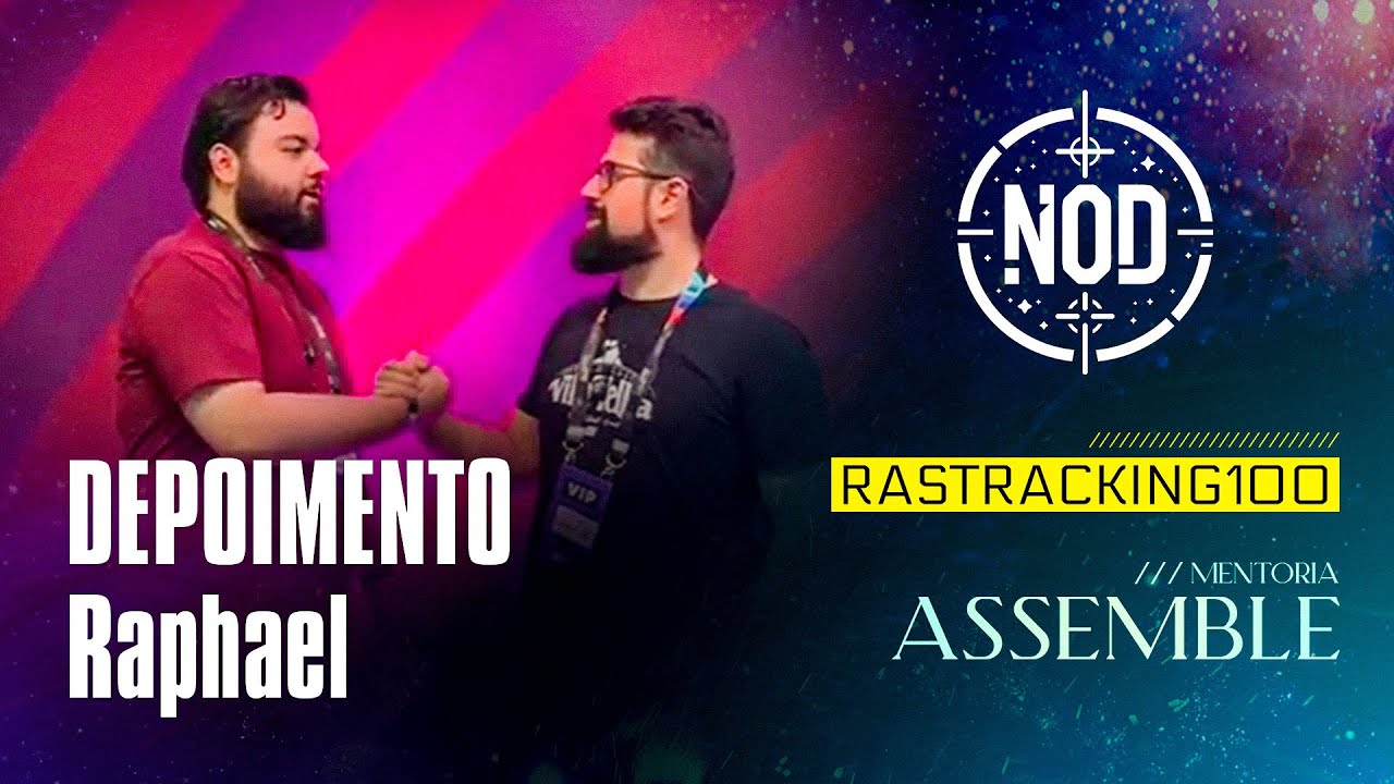 Depoimento Raphael - Comunidade NOD / Rastracking100 - Dericson Calari e Samuel Choairy