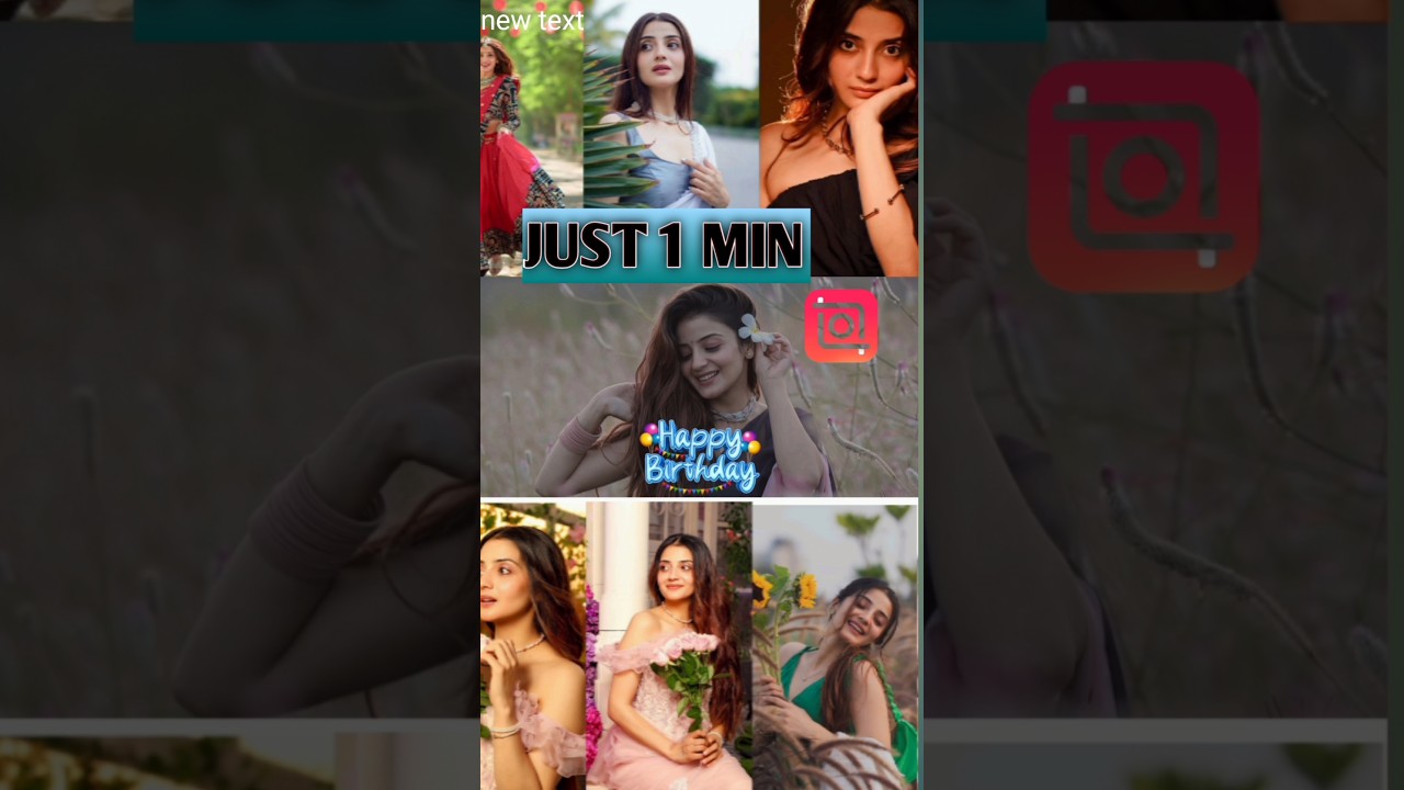 🎉 Create Stunning Birthday Videos with InShot App #shorts