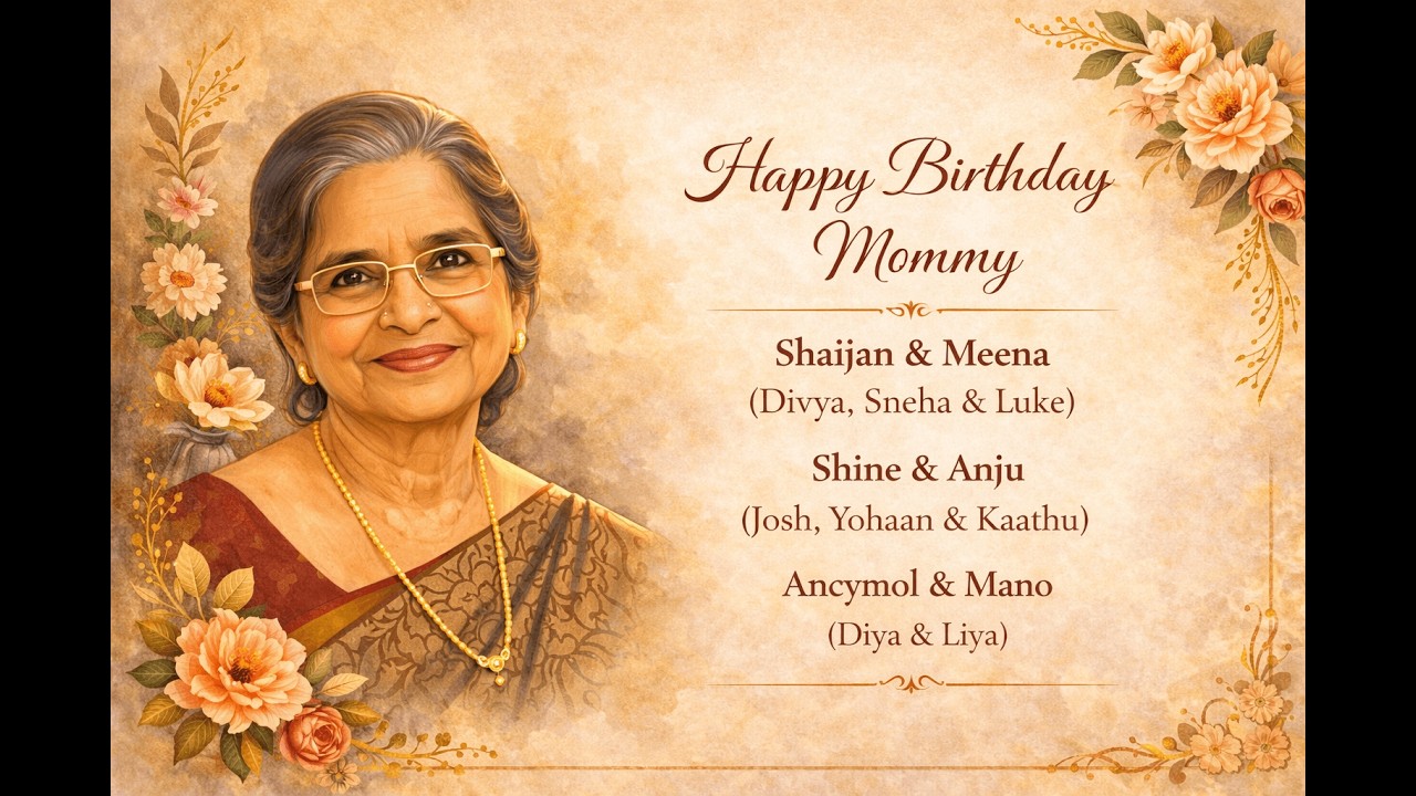Mummy's 80th Birthday Shoutout
