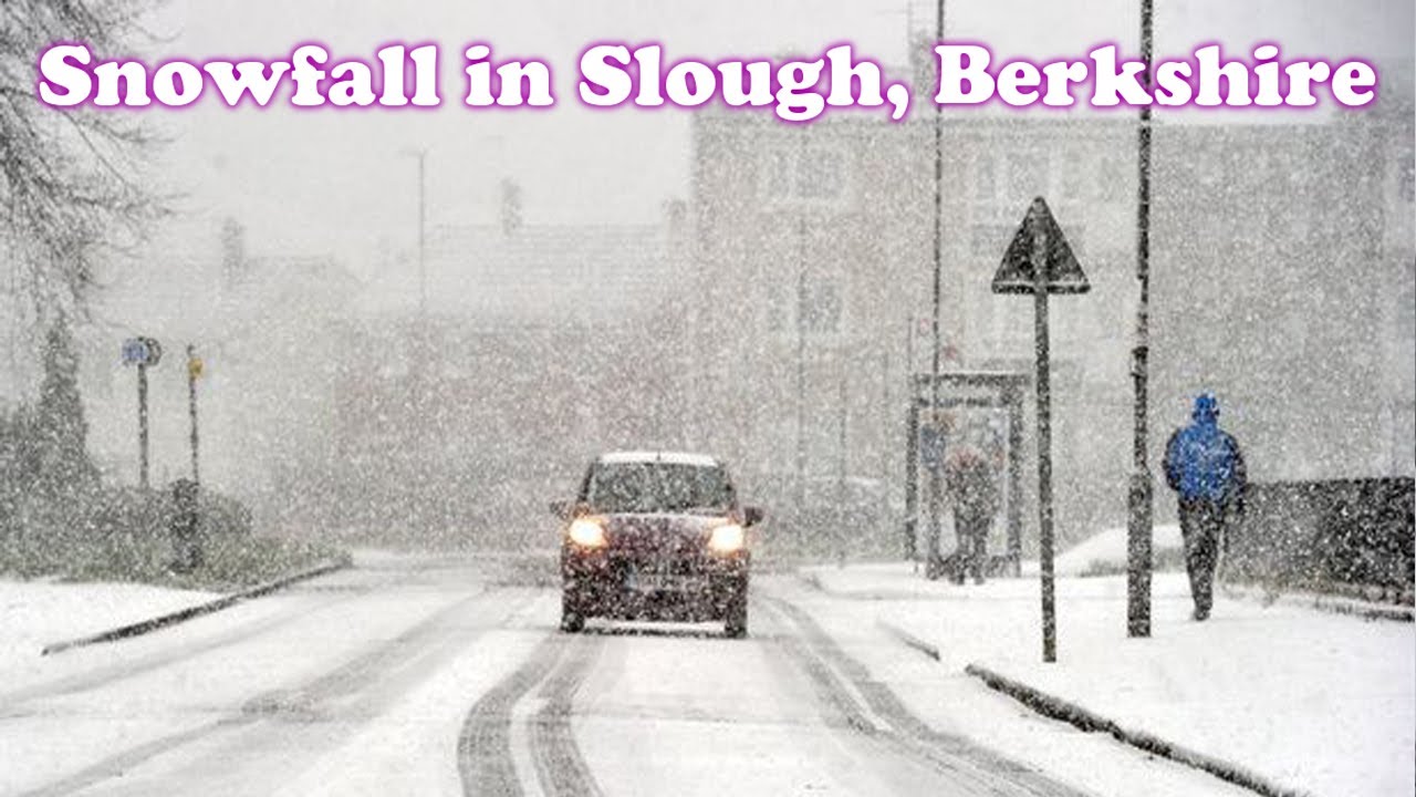 Snowfall in Slough, Berkshire UK January 2021 (Slough)