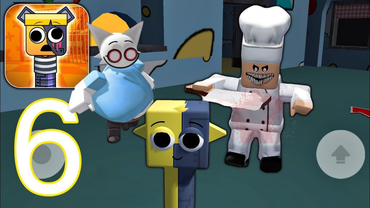 Parkour Escape Obby Master! Simon Escape Pizza Shop - Gameplay Walkthrough Part 6 (Android, iOS)