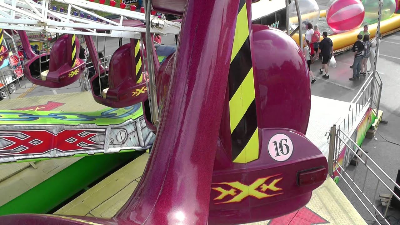 Hořická pouť 2014 - ATRAKCE CENTRIFUGA ZA JÍZDY / ATTRACTION CENTRIFUGES ON-RIDE