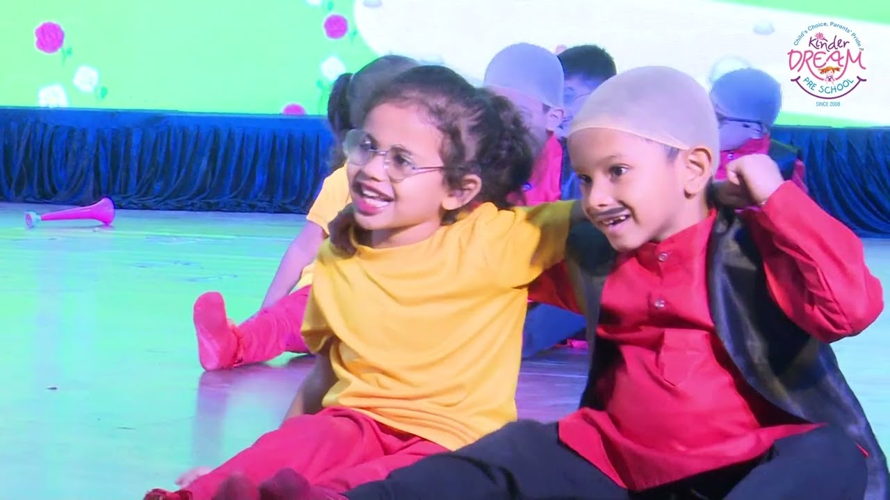 Motu Patlu & Gattu Battu. Performance by Jr. K.G. Purple Students, Dhamdod Lumbha Rd Branch,Bardoli.